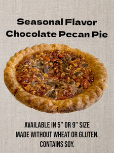 Chocolate Maple Pecan Pie-5 INCH AND 9 INCH